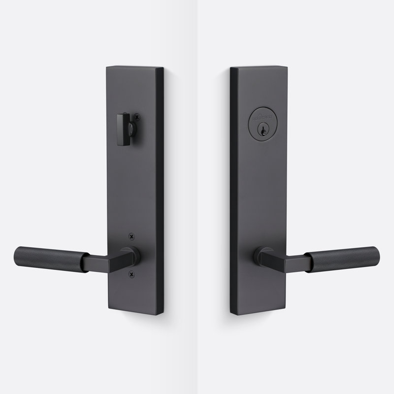 Levanto Sideplate Entry, Knurled Grip, Matte Black/Flat Black