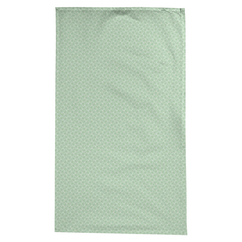 Nappe à motif géométrique 100% coton leffel, Vert pastel