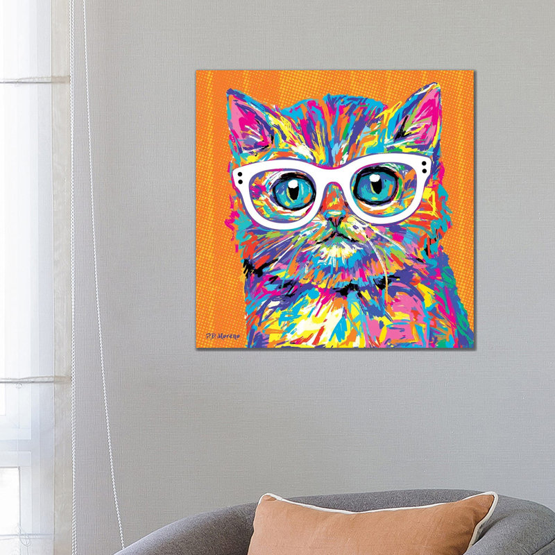 Fergus by P.D. Moreno - Print on Canvas, Wrapped Canvas, 45.72 cm H x 45.72 cm W x 3.175 cm D