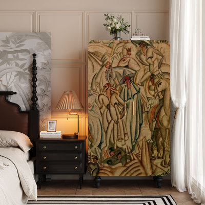 New Chinese-style retro wardrobe