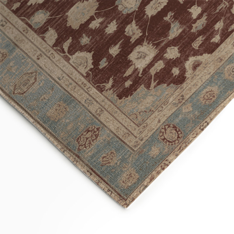 Tapis gris intérieur et extérieur surteint, Rectangle 5 pi x 7 pi