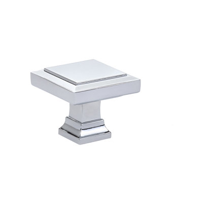 Emtek Geometric Square Cabinet Knob 1-1/4"