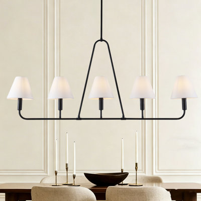 Iron 5-Light Chandelier