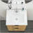 24"x19.7" White Rectangular Single Vanity Top with 1 Faucet Hole and Overflow(Sink Only)