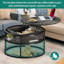 Table basse circulaire avec plateau relevable circulaire et rangement-1833765590-1833765589