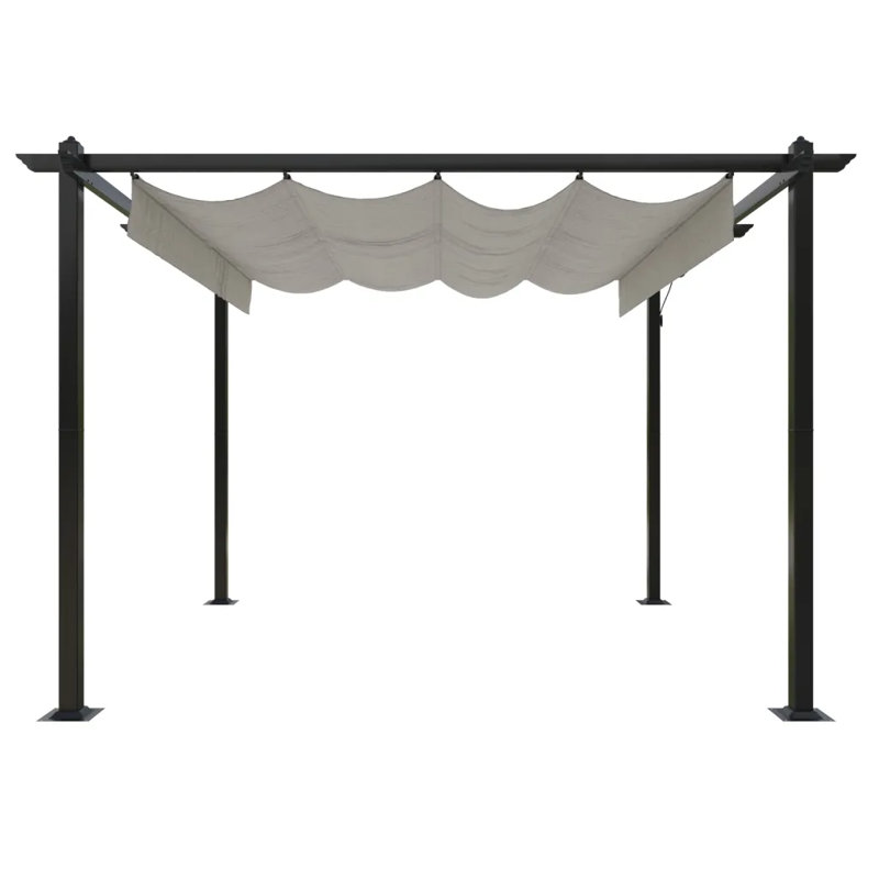 Amay 3m x 3m Metal Party Tent, Cream