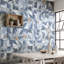 Nusa Botanic 9 3/4" x 9-3/4" Porcelain Wall & Floor Tile-566636719