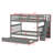 Kids Full Over Full Bunk Bed with Trundle-1016234403