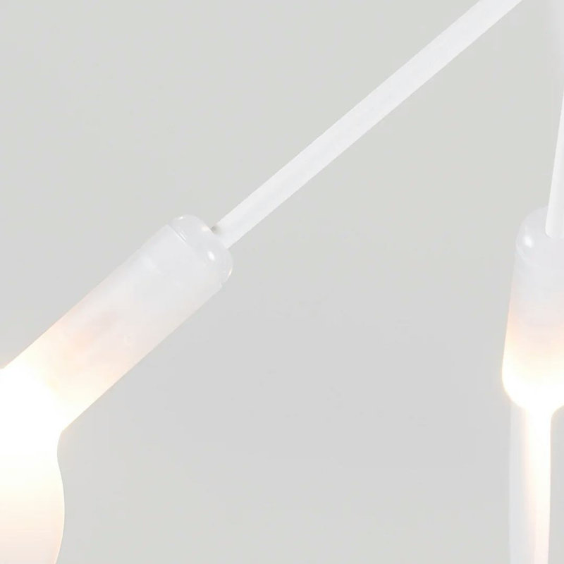 Heracleum III LED Chandelier, 25.6" H x 38.6" W x 38.6" D, 157.5", White