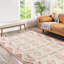 Tapis contemporain de couleur rose Annonciata-1770350256