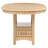 Davis Light Oak 5-piece Oval Counter Height Dining Set