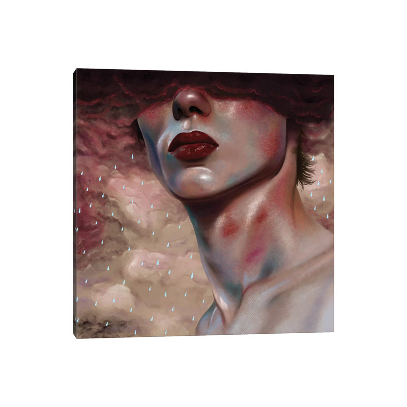 Make It Rain by Teodora Jelenic - Painting on Canvas, 93.98 cm H x 93.98 cm W x 1.91 cm D, Wrapped Canvas