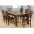 Leola 6 - Person Maple Solid Wood Top Four Leg Dining Set