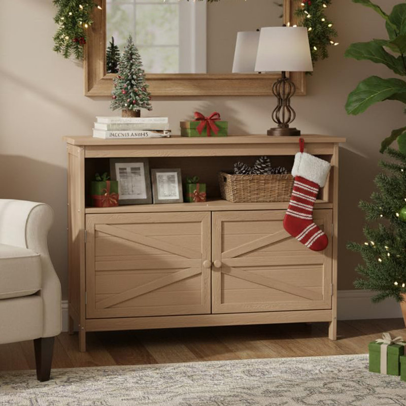 Buffet d'extérieur avec portes magnétiques HiPS, Brown