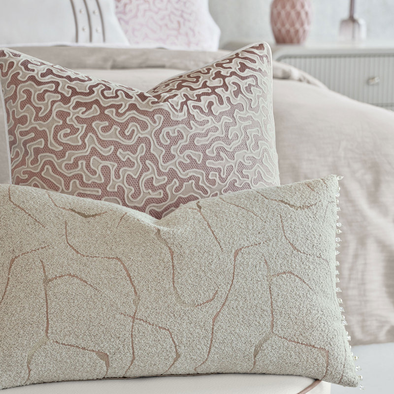 Emmeline Abstract Decorative Pillow, Square 22''
