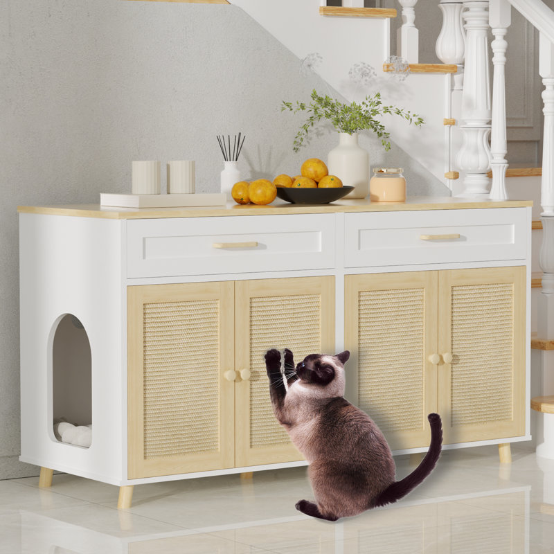 Covered Litter Box TRIXIE XL Cat Litter Box Enclosure Hidden