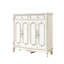 Banc de rangement blanc en bois manufacturé
