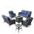 Klodjana Premium All-Weather Wicker 7 - Person Patio Conversation Set with Cushions-1223734437-1223734459