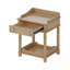 Table de chevet avec tiroir et tablette ouverte-153068488