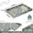 12x8 Inch Cyan Green Pure Natural Marble Tray - Bathroom Vanity/Kitchen Counter, Non-Ceramic/Non-Resin