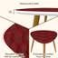 Ensemble de 2 tables basses gigognes Triangle
