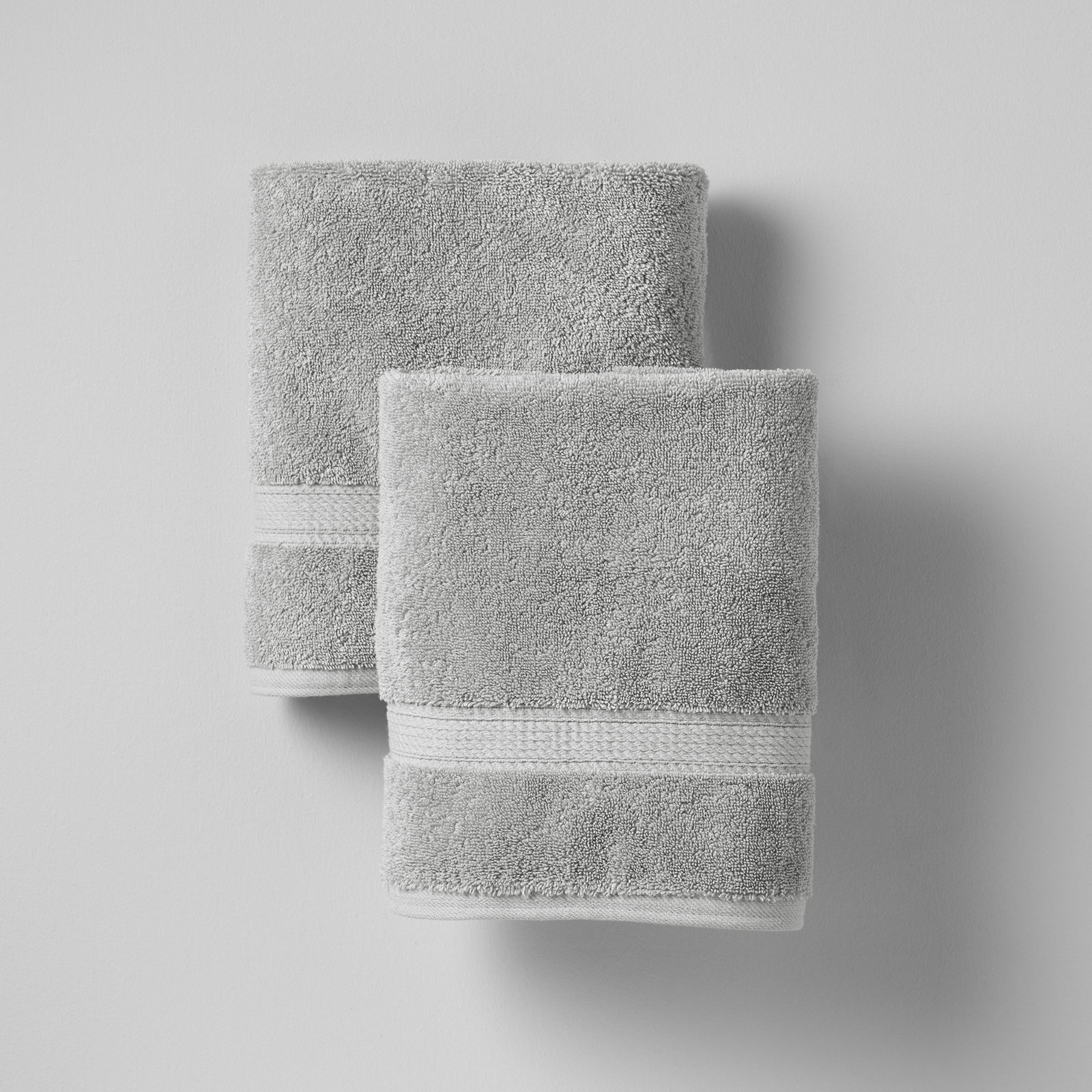 Payten Classic Certified Egyptian Cotton Bath Towel, Soft Gray
