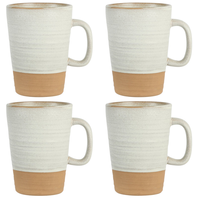 Ensemble de grandes tasses en terre cuite réactive 17 oz Gibw Elite