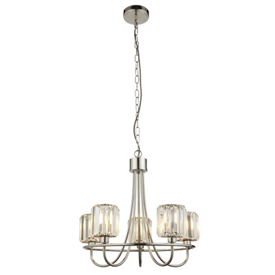 Ampelius 5 - Light Waggon Wheel Chandelier