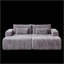 Canapé-lit modulaire surdimensionné 87 po sans assemblage 87 po