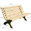 Lauryn Solid Wood Pine Outdoor Bench