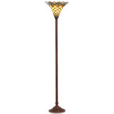 Mathis 72'' Bronze Torchiere Floor Lamp