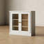 Vitrine de rangement modulaire Monos avec portes (lot de 1), blanche-1068380552