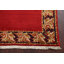 Tapis népalais rouge en laine rouge 4X5