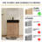 Quarnar 24''Freestanding Bathroom Vanity with Sink,Floor Standing Vanity with 2 Doors and Matte Black Resin Basin Sink Top-1331809355