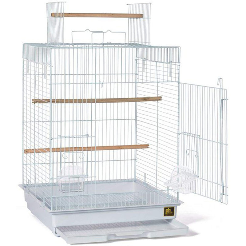 Cage à oiseaux avec perchoir 26,5 po Det Percher