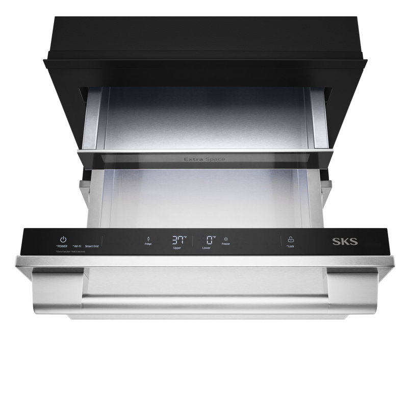 24" Integrated Undercounter Dual-Drawer Refrigerator