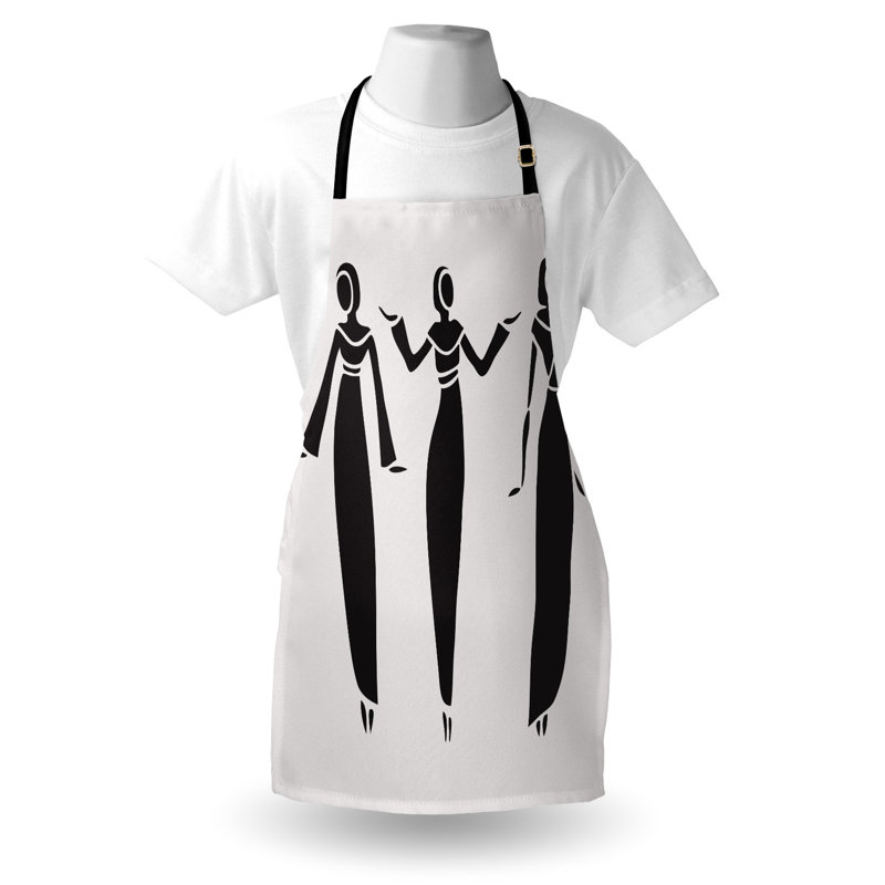 No Pattern Bib Apron
