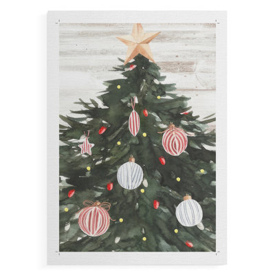 Collection Winter Cardinal B - Impression sur toile seulement - NON-CADRE