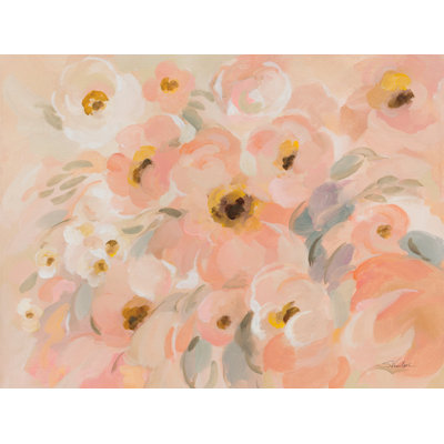 Peach Pink Floral by Silvia Vassileva