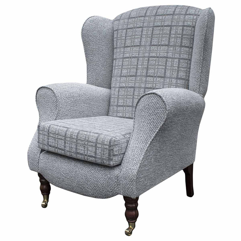 81cm Wide Tufted Wingback Chair