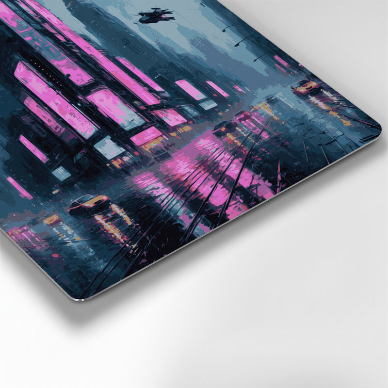 Art mural gris Sci Fi Cyberpunk