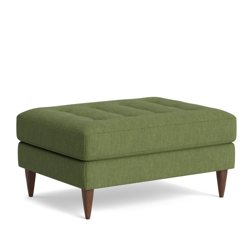 MCM Ottoman, Performance Weave - Basil