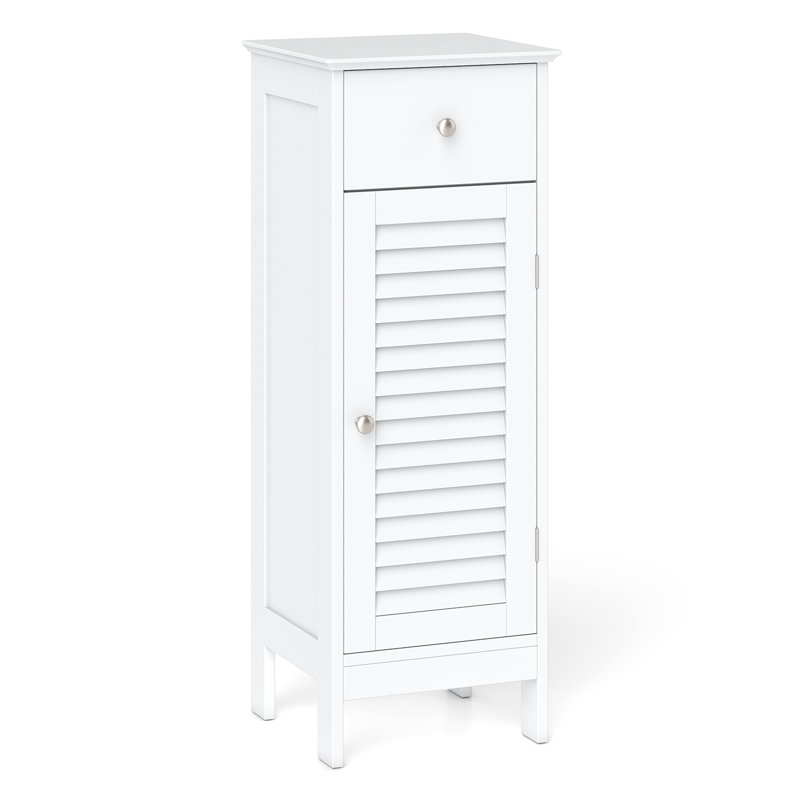 Alydia Freestanding Linen Cabinet, White