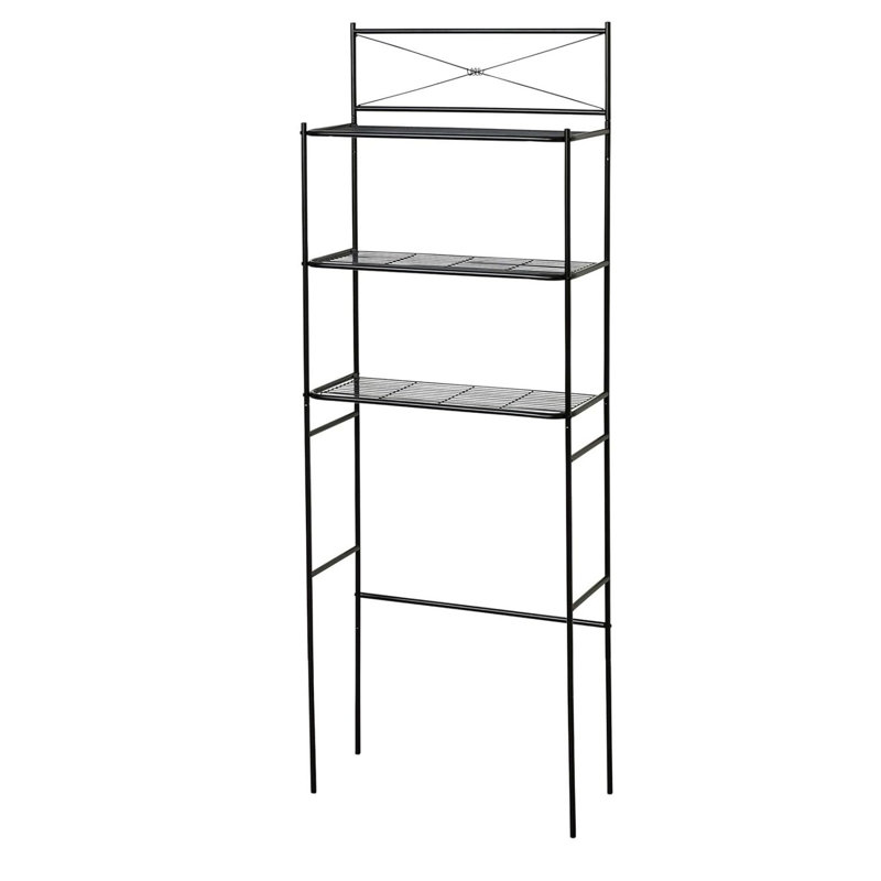 Osazee Metal Over The Toilet Storage, Black