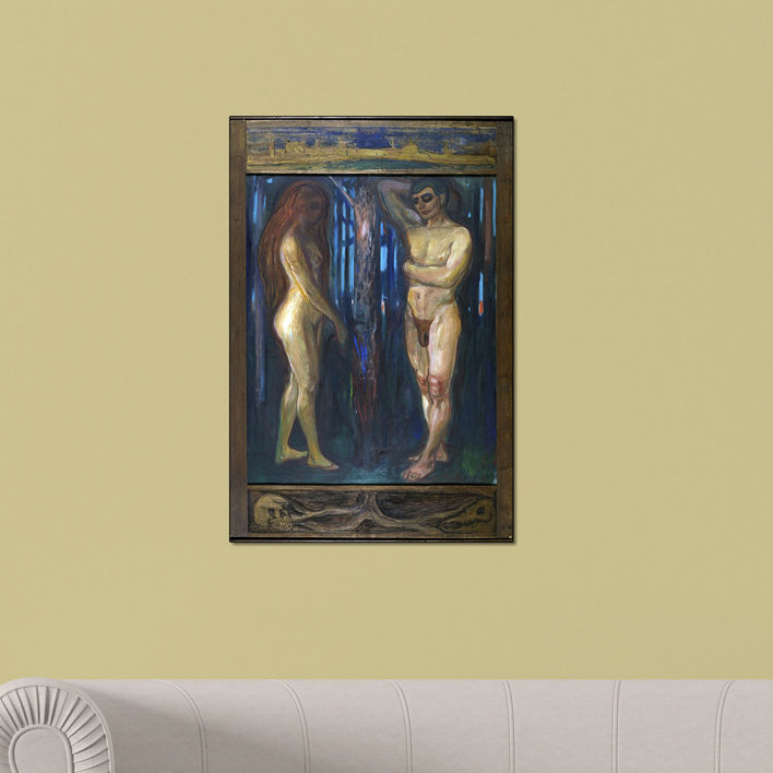 Edvard Munch - Wrapped Canvas Painting, 90cm H x 60cm W x 1.8cm D