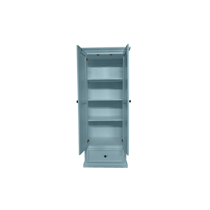 Garde-manger traditionnel avec tiroir simple, Aqua captivant