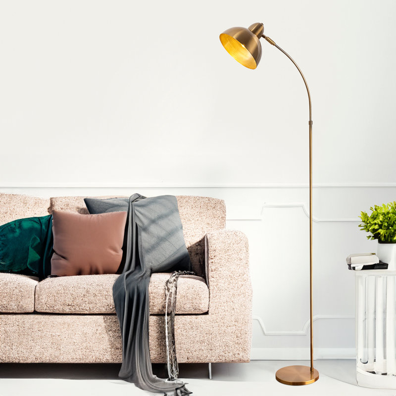 Coyan 63.78'' Arched Floor Lamp