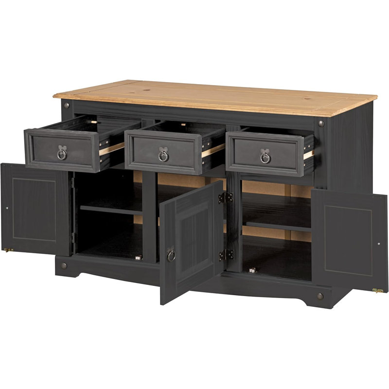 Aticus 125cm Solid Wood Sideboard