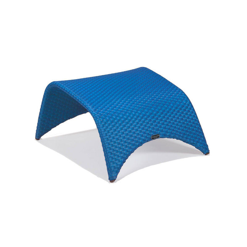 Malibu Stack Lounge Ottoman, Blue
