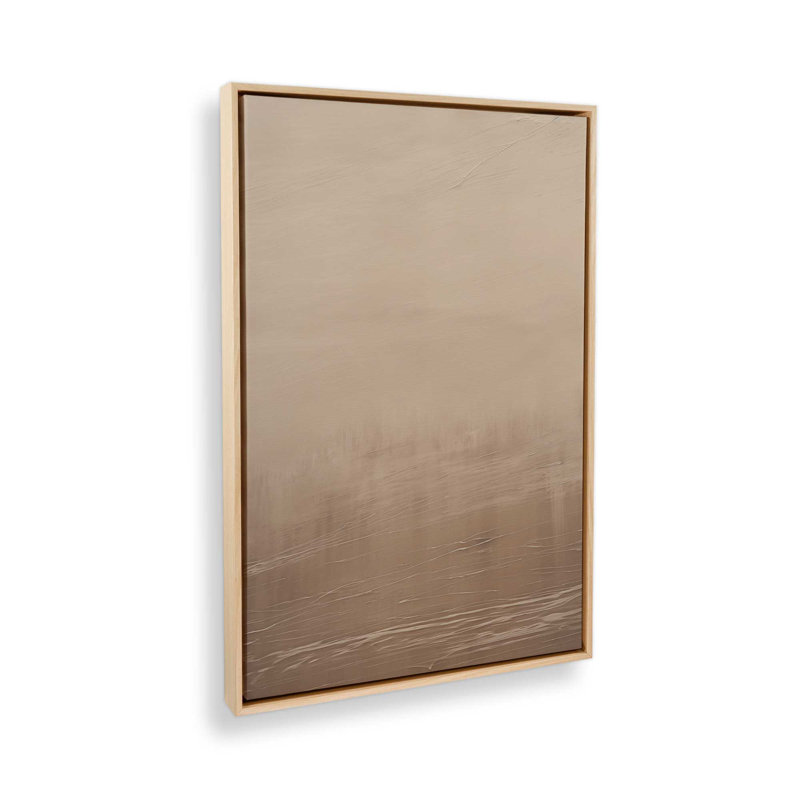 Silken Sandrifts v2, reproduction sur toile dans un cadre doré poli, H 30,75 po x l 20,75 po x P 1,75 po